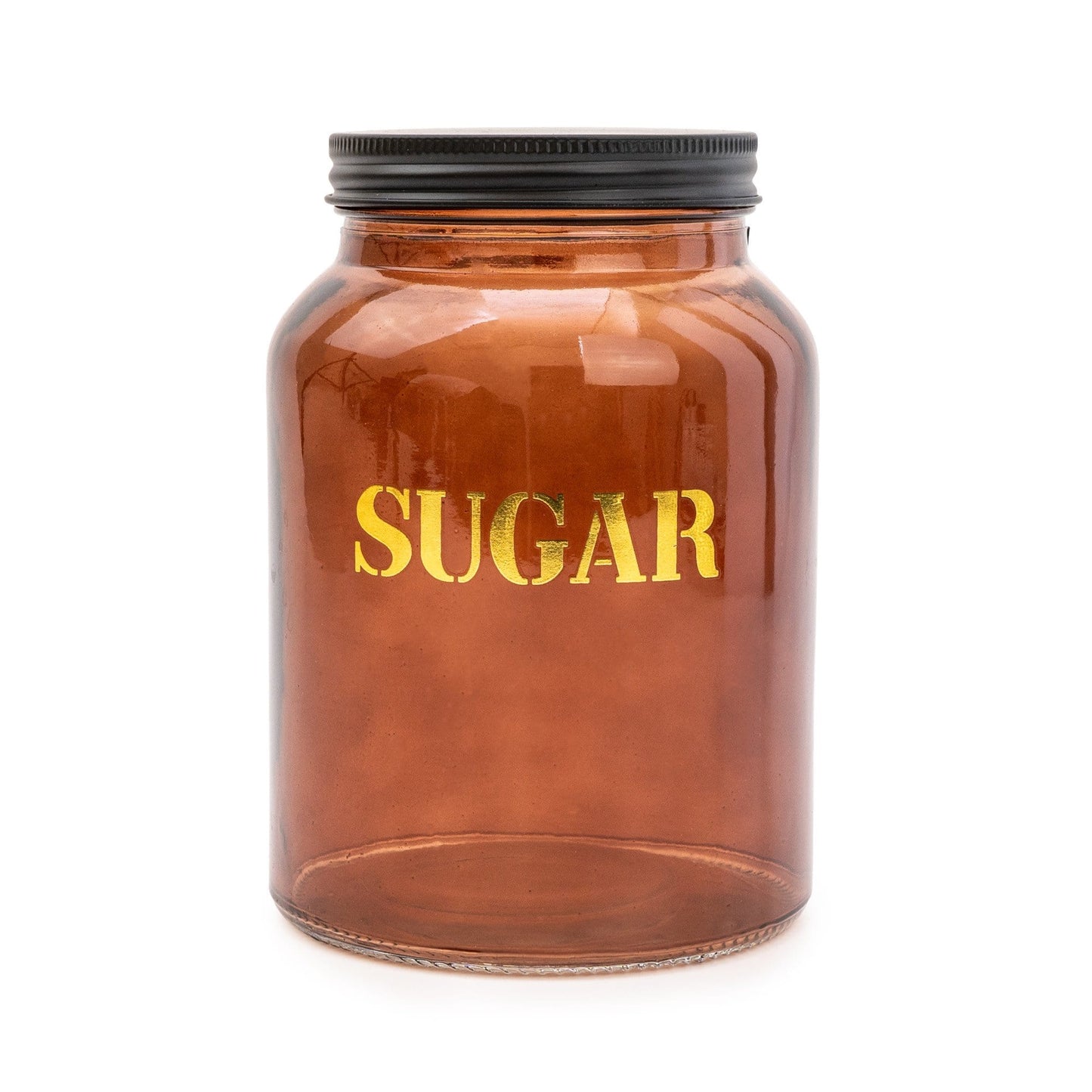 Amber Glass Jars