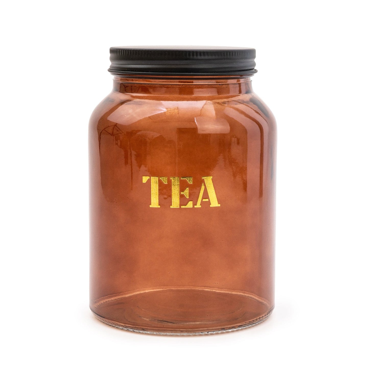 Amber Glass Jars