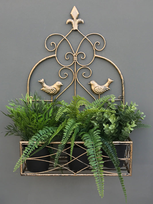 Gold Bird Planter