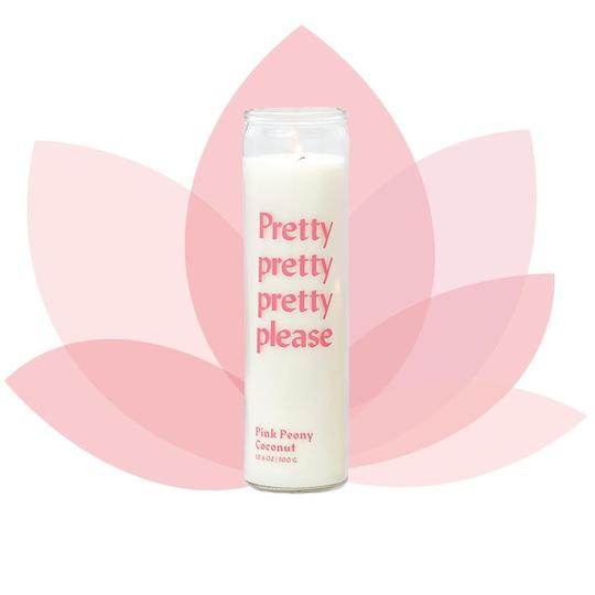 Pretty, pretty, pretty please candle