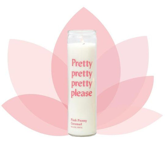 Pretty, pretty, pretty please candle