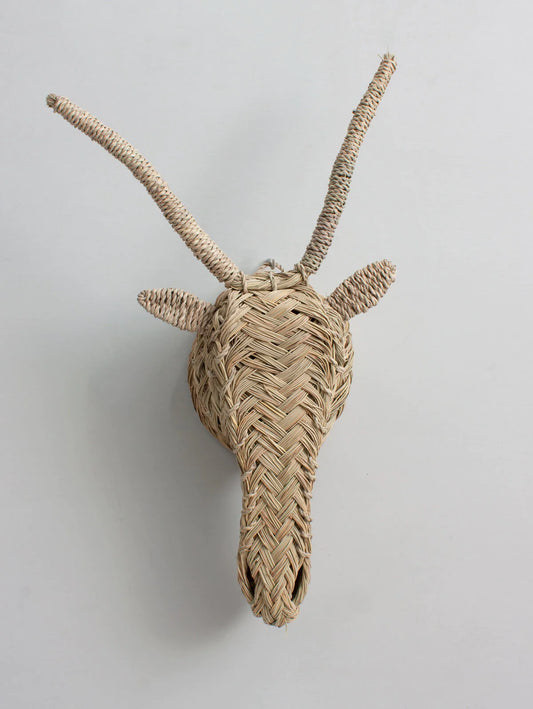 Woven Gazelle Animal Head