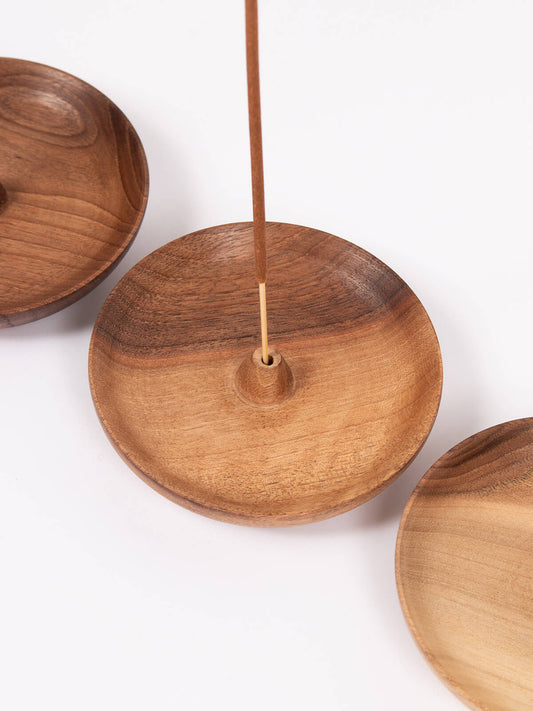 Wood Incense Holder