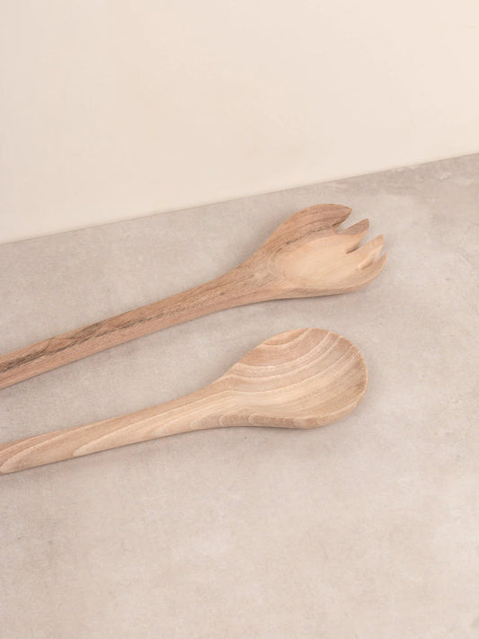 Wood Salad Servers