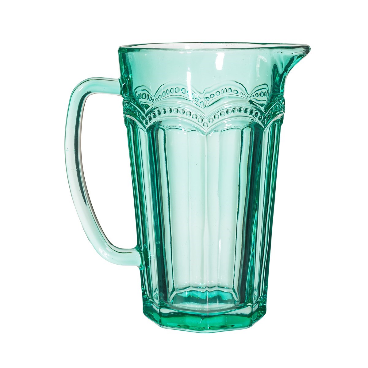 Glass Jug - Available in 3 colours